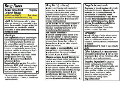 HealthA2Z® Aspirin 81 mg | Low Strength | Enteric Coated | Pain Relief | Reduces Minor Aches Muscle Pain & Cramps | Fever Reducer | Reduces Headache (300 Counts) - dailyvitalstore