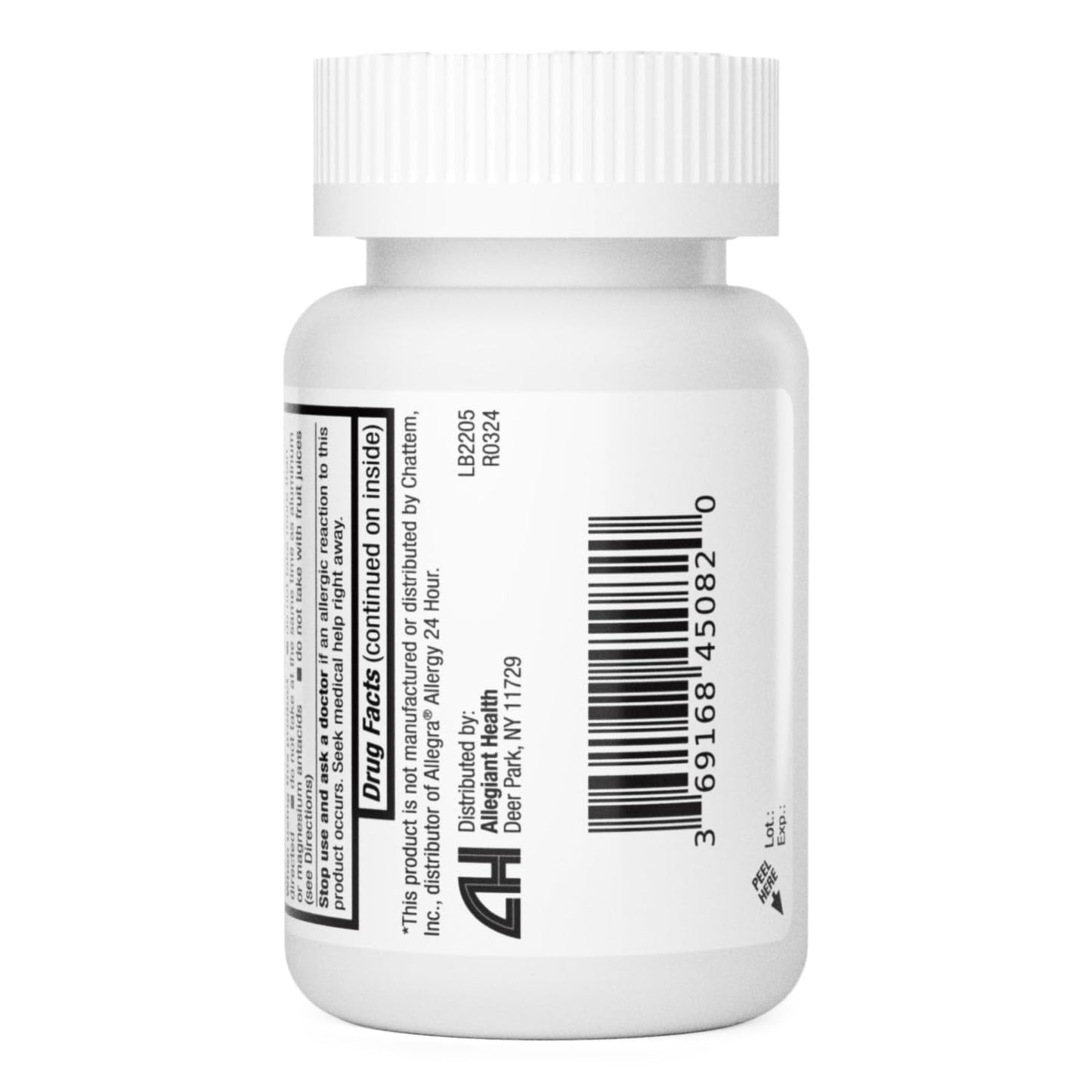 HealthA2Z Fexofenadine Hydrochloride 180mg, Antihistamine for Allergy Relief, 24-Hour Antihistamine for Allergy Relief (90 Counts) - dailyvitalstore