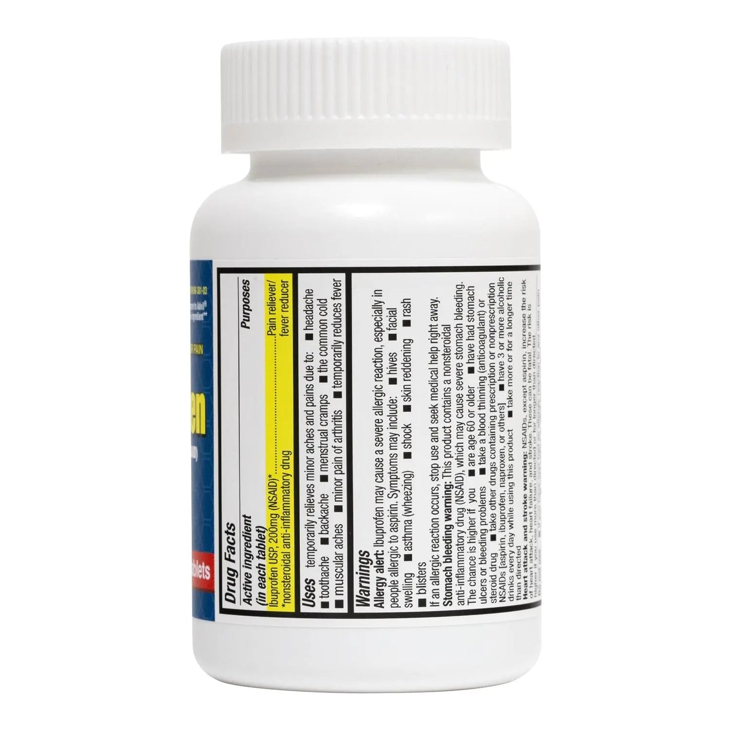 HealthA2Z® Ibuprofen 200mg | Pain Relief | Body Aches | Headache | Arthritis | Cramps | Back Pain | Fever Reducer… (250 Count) (Pack of 2) - dailyvitalstore