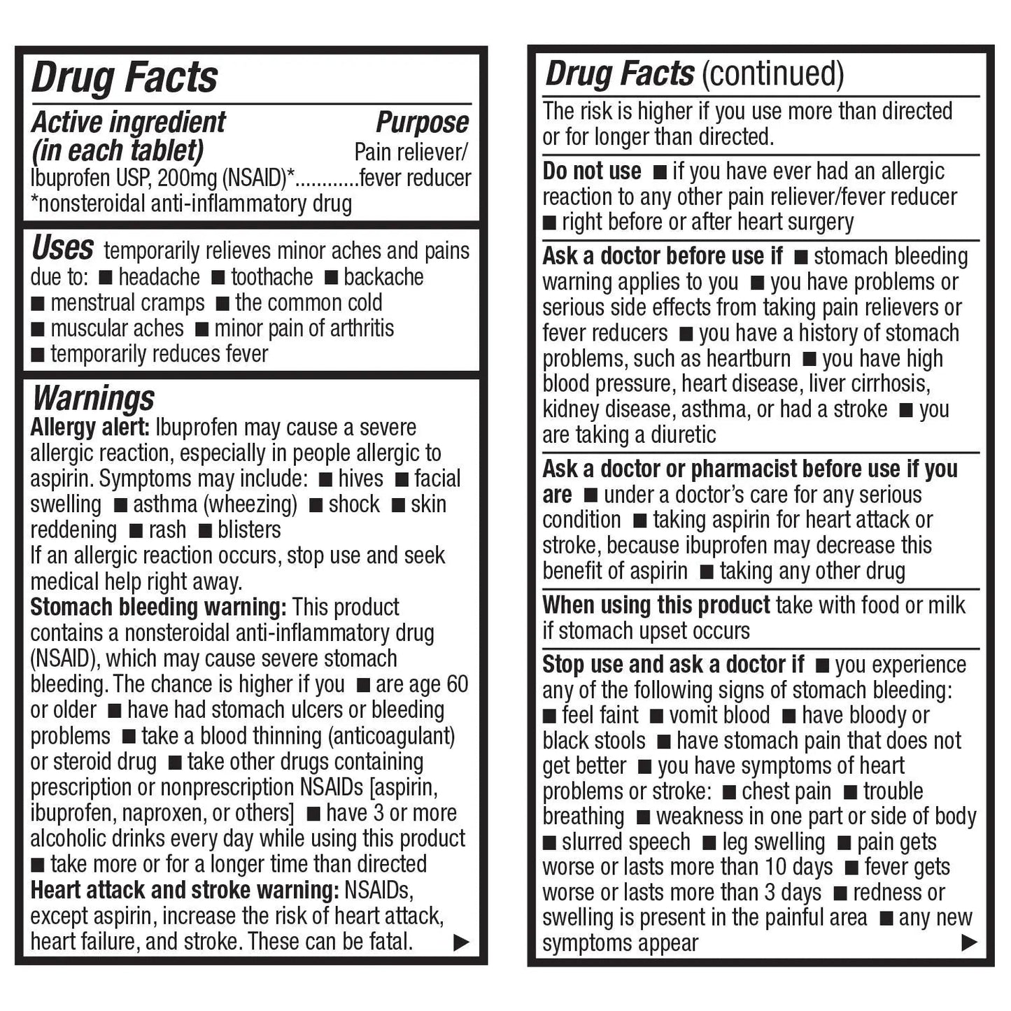 HealthA2Z® Ibuprofen Caplets 200mg | Pain Reliever & Fever Reducer | 24 Packs of 30 Tablets (720 Tablets Total) | Value Pack | NSAID - dailyvitalstore