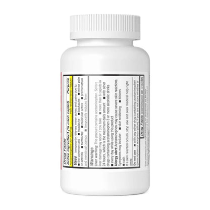 HealthA2Z® Pain Relief Extended Release | Acetaminophen 650mg | 8 Hours | Arthiritis Pain | Pain Reliever - Fever Reducer | Contains no Aspirin | (250 Caplets) - dailyvitalstore