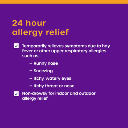 HealthCareAisle Allergy Relief - Fexofenadine Hydrochloride Tablets USP, 180 mg, 90 Tablets, Allergy Medication, Non-Drowsy 24-Hour Relief - dailyvitalstore