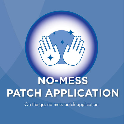 HealthWise Cold Hot Medicated Menthol XL Patch | 5% Menthol | Back and Large Areas | 5.51” x 9.84” | 6-Count | Paraben-Free | Soothes Minor Aches and Pains | Super-Size Relief - dailyvitalstore