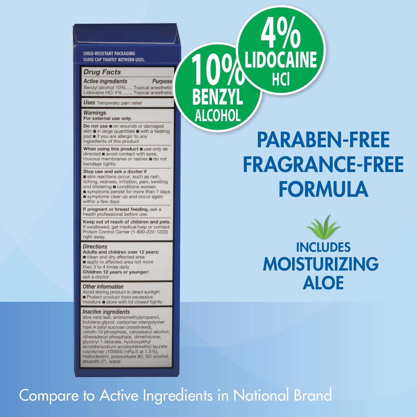 HealthWise Lidocaine Plus+ Cream | Numbs Away Pain | | Non-Greasy | 3.0 Oz | 4% OTC Lidocaine + 10% Benzyl Alcohol | Topical Anesthetic - dailyvitalstore