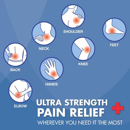 HealthWise Pain Relief Cream | Ultra OTC Strength | 4% Camphor + 10% Menthol + 30% Methly Saliclylate | Non-Greasy Formula | 4.0 Oz | Topical Analgesic - dailyvitalstore