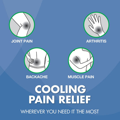 HealthWise Soothing Cold Therapy Gel | 4% Menthol | Vanishing Scent | 3.0 Oz | Arthritis Pain Relief | Topical Analgesic - dailyvitalstore