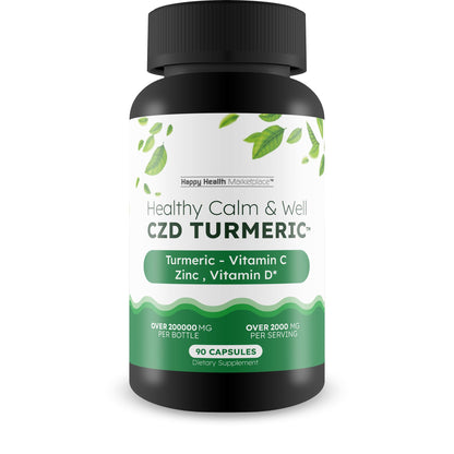 Healthy Calm & Well CDZ Gummies Capsules - Our Best CDZ Supplement Vitamin C D and Zinc - Turmeric Vitamin C D Zinc Magnesium - Our Best Calmwell Cdc Gummies Capsules Zinc Vitamin C Vitamin D Turmeric - dailyvitalstore