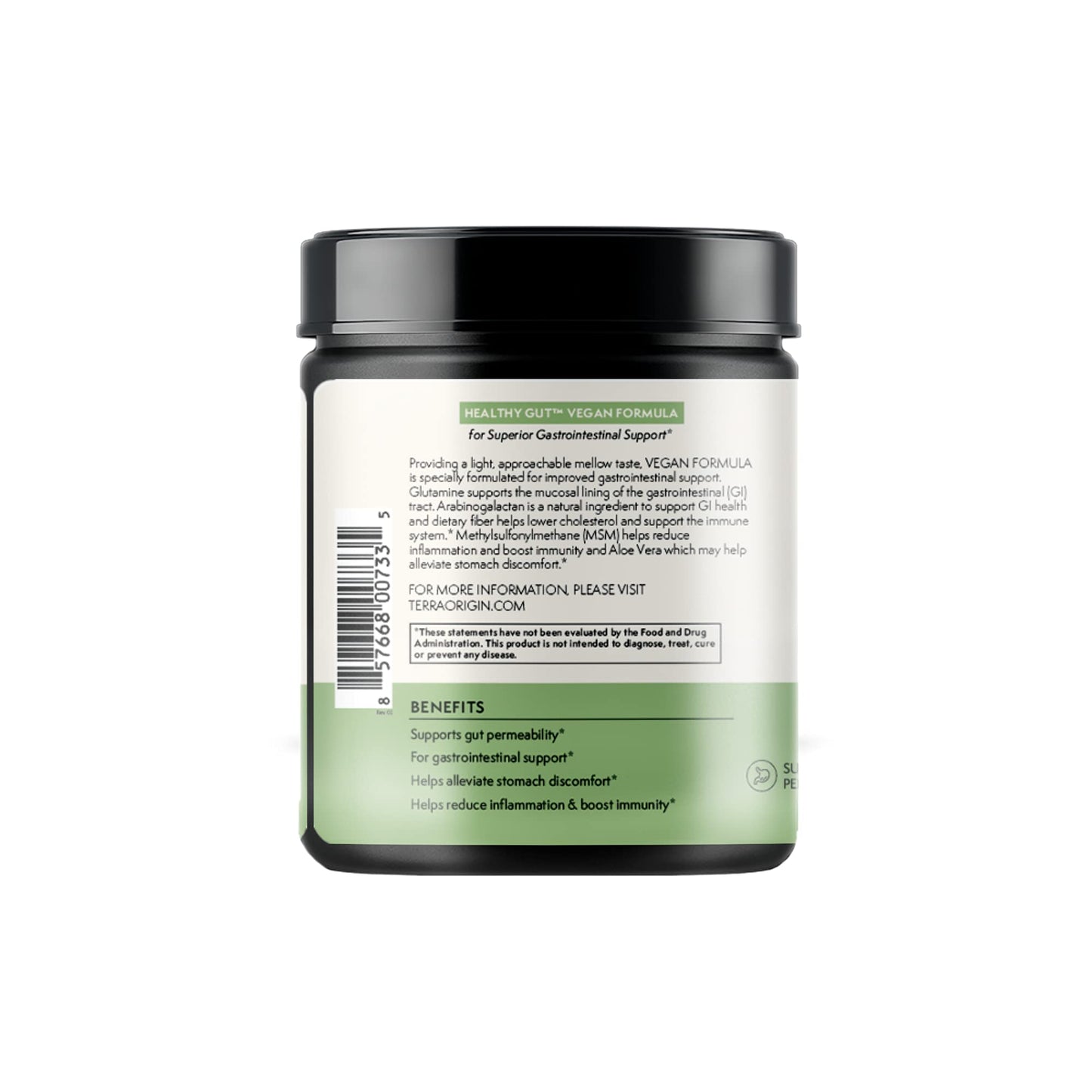 Healthy Gut Vegan Formula | with L-Glutamine and Clinically Proven ingredients | Supports Gut Permeability, gastrointestinal Support, Helps Alleviate - dailyvitalstore
