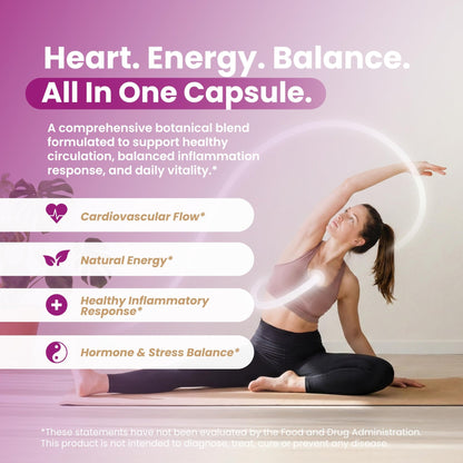 Healthy Herbs Wildcrafted Sea Moss Capsules | 1950mg BATCG-6 "Heart Complex Advanced Sea Moss Superblend | US-Made, Vegan, Non-GMO, Easy-Swallow (90 Capsules) - dailyvitalstore