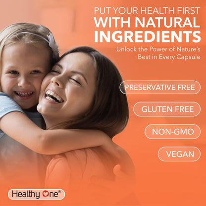Healthy Immune - 10 in 1 Formula - Cold & Flu Virus - Sick & Illness - Covid - Elderberry - Echinacea - Vitamin C - Zinc - Garlic - Reishi - Andrographis - Astragulus - Antioxidants - Immunity - 120ct - dailyvitalstore