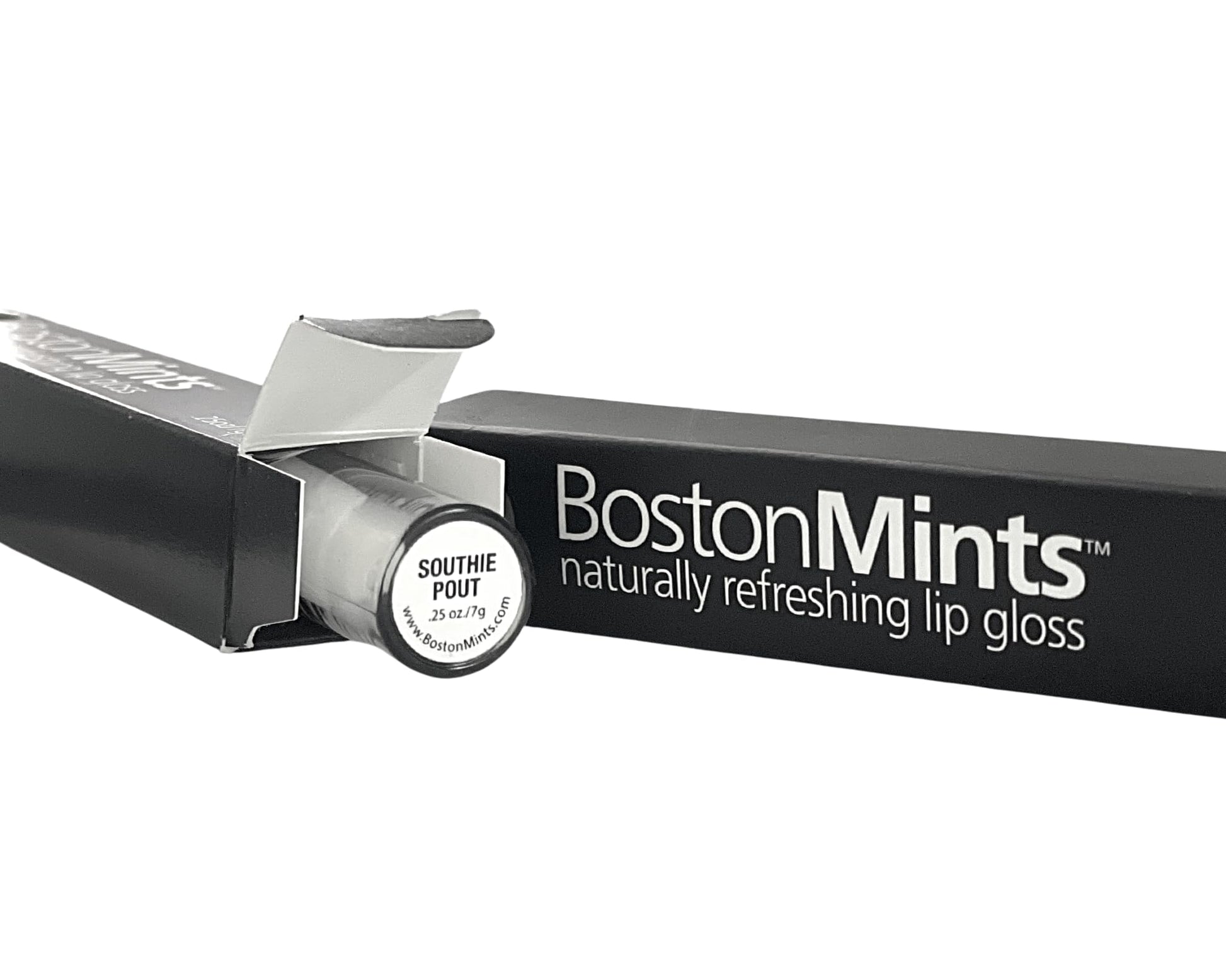 Healthy, Naturally Lip Plumping Clear LipGloss, Southie Pout (.25oz) - Vegan, Plant-Based ingredients. Cooling Mint Enhances Fullness, while Avocado Oil and Jojoba provides lasting Hydration. - dailyvitalstore
