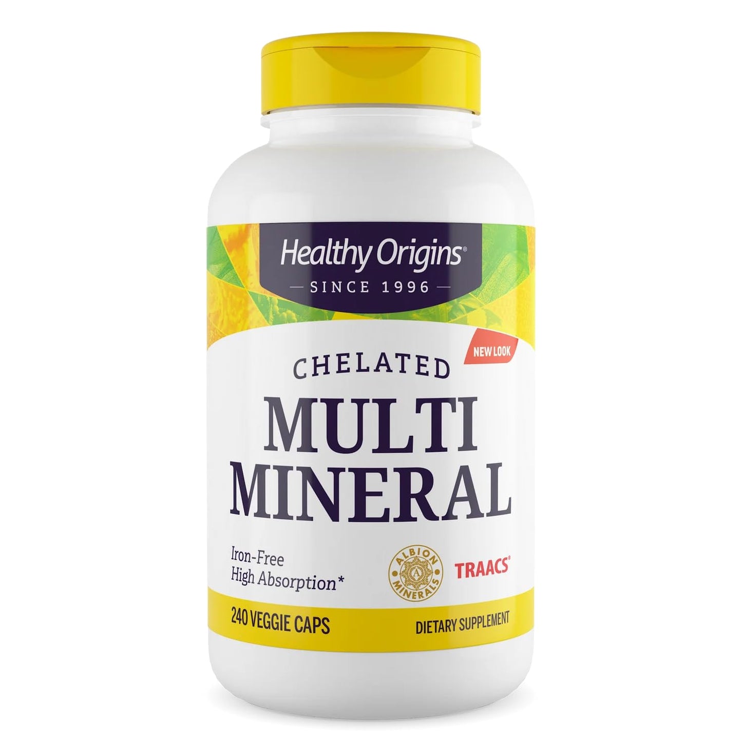 Healthy Origins Chelated Multi Mineral (Albion Minerals, Bioavailable, Non-GMO, Gluten Free), 240 Veggie Caps - dailyvitalstore