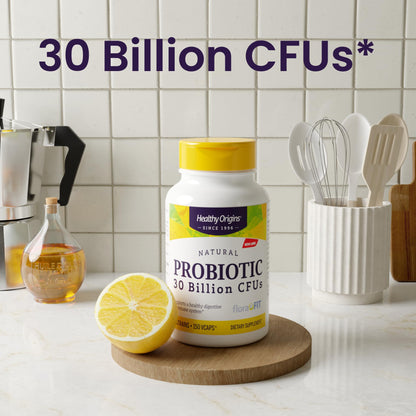 Healthy Origins Probiotic 30 Billion CFUs, 60 Veggie Capsules - 8 Clinically Studied Strains Including Lactobacillus & Bifidobacterium - Supports Microbiom - dailyvitalstore