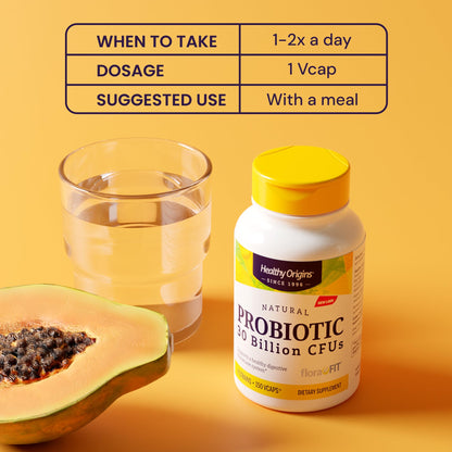 Healthy Origins Probiotic 30 Billion CFUs, 60 Veggie Capsules - 8 Clinically Studied Strains Including Lactobacillus & Bifidobacterium - Supports Microbiom - dailyvitalstore
