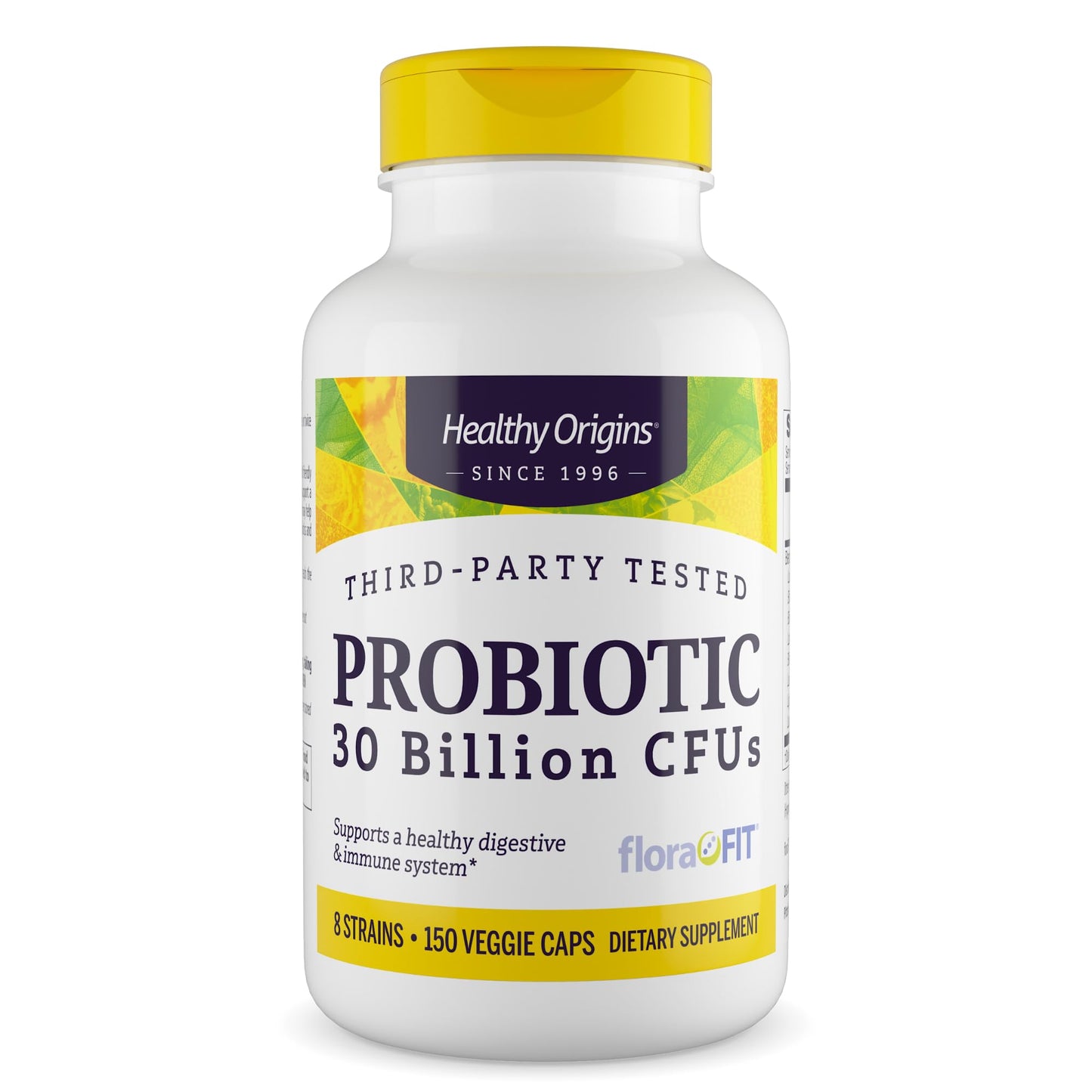 Healthy Origins Probiotic 30 Billion CFU's (Shelf Stable, Non-GMO, Gluten Free, Digestive Health, Gut Health, Immune Support), 150 Veggie Caps - dailyvitalstore
