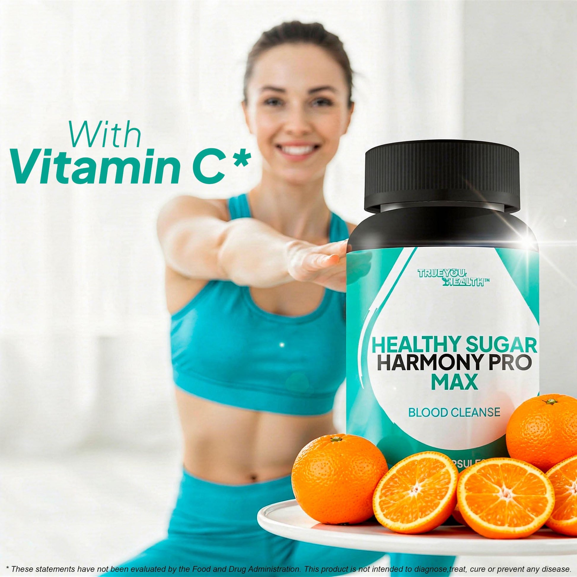 Healthy Sugar Harmony Pro Max - Our Best Blood Cleansing Formula - Support Healthy Sugar Balance & Immune Health with This Premium Blood Support Supplement - Bloodflow & Cardiovascular Support - dailyvitalstore