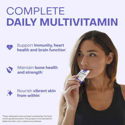 Healthycell Bioactive Daily Liquid Multivitamin for Men & Women – 20+ Essential Vitamins, Minerals & Antioxidants for Brain, Heart, Immune Support, Skin & Hair Support - 14 Gel Packs - dailyvitalstore