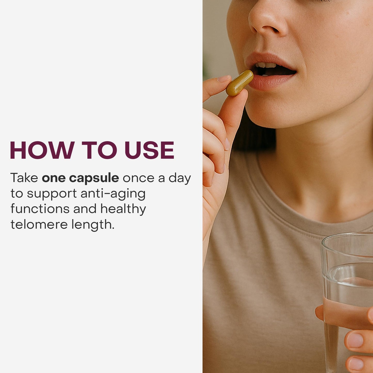 Healthycell Telomere Length Supplement - Anti-Aging Telomere Lengthening Supplements with Phytonutrients & Vitamins for Cellular Health - AC-11, Astragalus & Resveratrol - 30 Capsules - dailyvitalstore