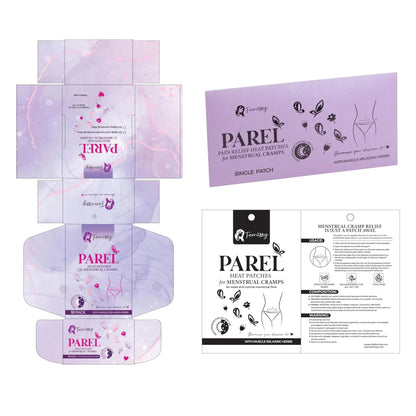 Heat Patches for Menstrual Cramps Based on Flow Strength, 10 Period Patches for Weak & Normal Flow & 1 Single Patch with Natural Herbs & Oils; Disposable Stick On Heating Pads Cramp-Free Period - dailyvitalstore