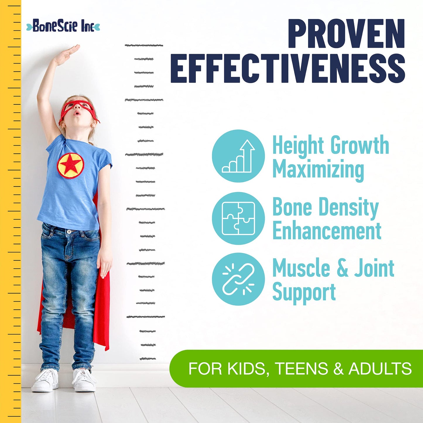 Height Growth Maximizer - Made in USA - Natural Height Increase Booster & Bone Growth Pills - Grow Taller Supplement for Adults, Teens & Kids - Vitamins for Boys & Girls to Get Taller - 120 capsules - dailyvitalstore
