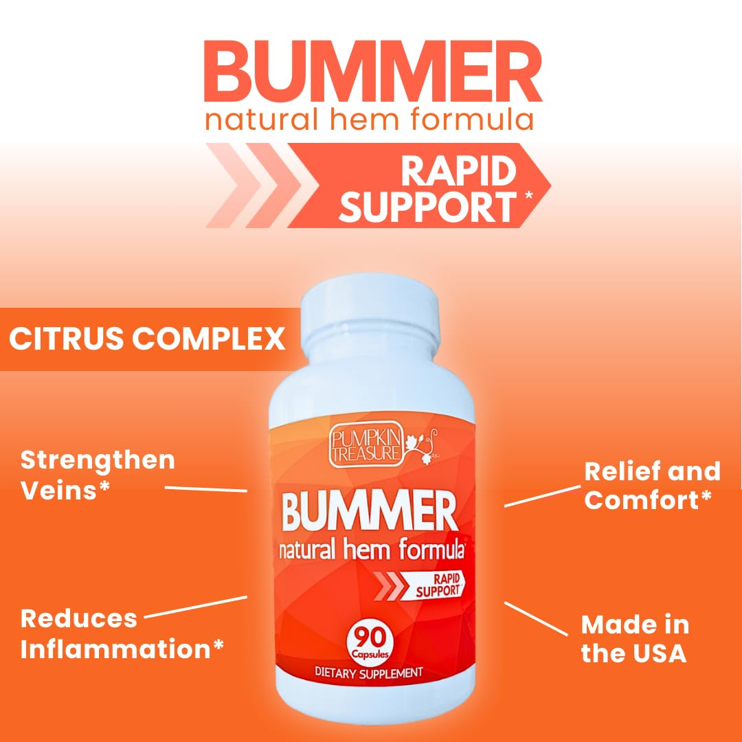Hem Knockout Fast-Acting Hemorrhoid Pills - Internal Relief Supplement for Pain, Swelling & Bleeding - Natural Vein Support Formula - 90 Day Supply - Made in USA - dailyvitalstore