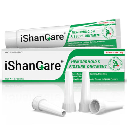 Hemorrhoid Cream, Hemorrhoid & Fissure Treatment Ointment Extra Strength, Relief Anal Pain, Itching, Bleeding, Swelling, Discomfort, Natural Herbs Fast Acting Ingredients, Contains Vitamin E - dailyvitalstore