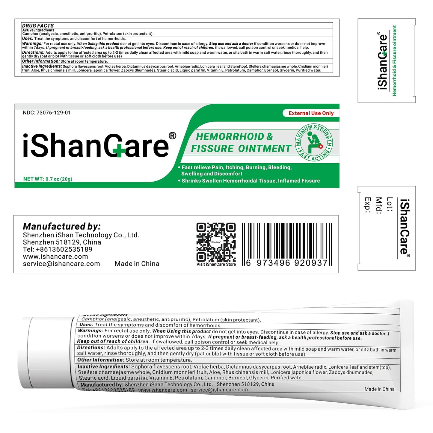 Hemorrhoid Cream, Hemorrhoid & Fissure Treatment Ointment Extra Strength, Relief Anal Pain, Itching, Bleeding, Swelling, Discomfort, Natural Herbs Fast Acting Ingredients, Contains Vitamin E - dailyvitalstore