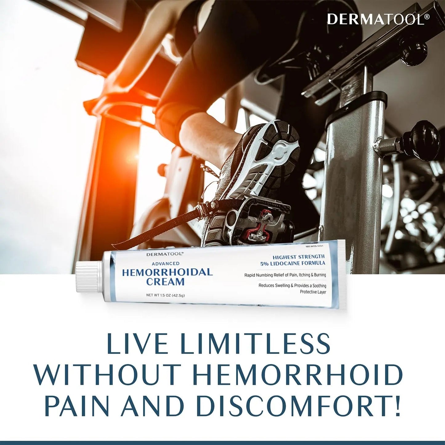 Hemorrhoid Treatment - Advanced Hemorrhoid Cream 5% Lidocaine & Phenylephrine - Hemorrhoid Shrinking Treatment - Rapid Relief of Pain, Swelling, Bleeding, Itching and Burning - Fissure & Hemorrhoids - dailyvitalstore