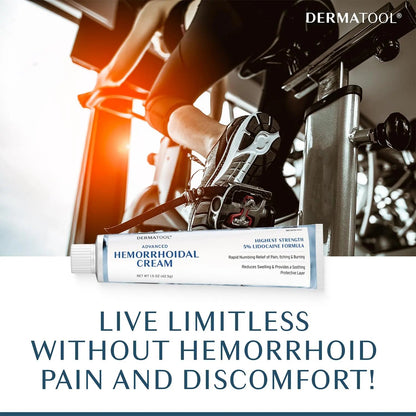Hemorrhoid Treatment - Advanced Hemorrhoid Cream 5% Lidocaine & Phenylephrine - Hemorrhoid Shrinking Treatment - Rapid Relief of Pain, Swelling, Bleeding, Itching and Burning - Fissure & Hemorrhoids - dailyvitalstore