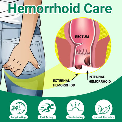 Hemorrhoid Treatment Ointment, Maximum Strength Treatment & Fast Relief for Pain, Itching, Burning, Swelling, Fissure, Bleeding, Discomfort, Long-Lasting Internal & External Hemorrhoid Cream, (2-Pack) - dailyvitalstore