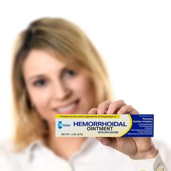 Hemorrhoidal Pain Relief Ointment 2 oz (56g) Per Tube Hemorrhoid Treatment for Fast Acting Itch, Swelling, and Maximum Strength Pain Relief (3 Pack) - dailyvitalstore