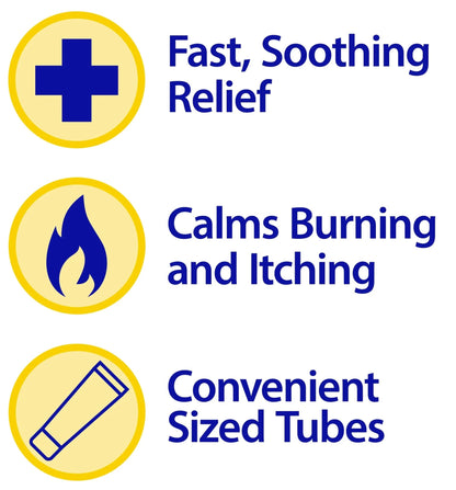 Hemorrhoidal Pain Relief Ointment 2 oz (56g) Per Tube Hemorrhoid Treatment for Fast Acting Itch, Swelling, and Maximum Strength Pain Relief (3 Pack) - dailyvitalstore