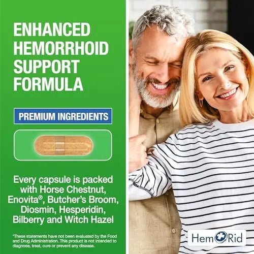 HemRid Complete Hemorrhoid Support System – Max Formula, Lidocaine Cream & Fiber Gummies for Immediate Relief & Long-Term Comfort - dailyvitalstore