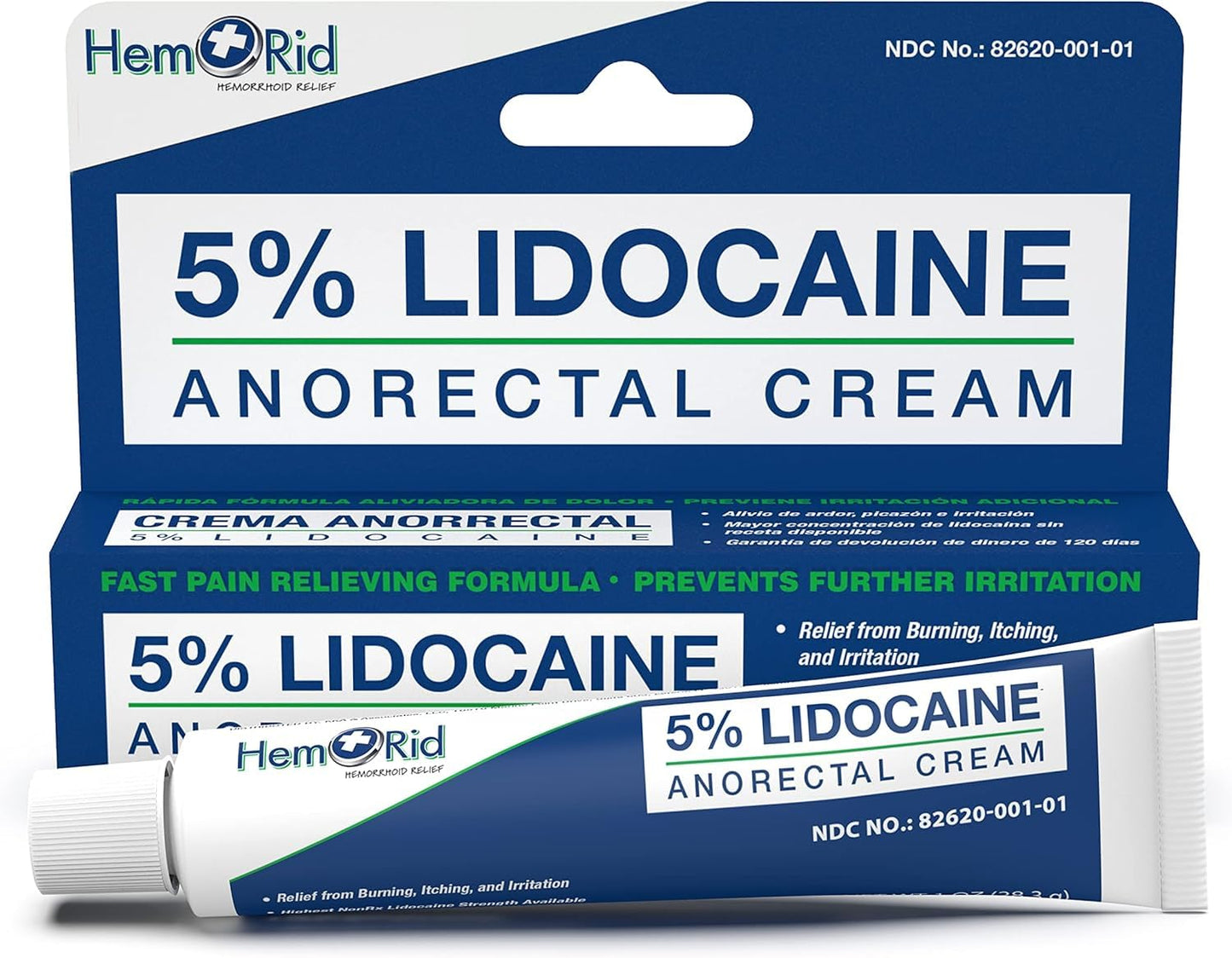 HemRid Max and Maximum Strength Lidocaine Cream - Hemorrhoid Relief Bundle for Fast Internal & External Support - Hemorrhoid Pills & Hemorrhoidal Lidocaine Cream for Rapid Comfort & Soothing Care - dailyvitalstore