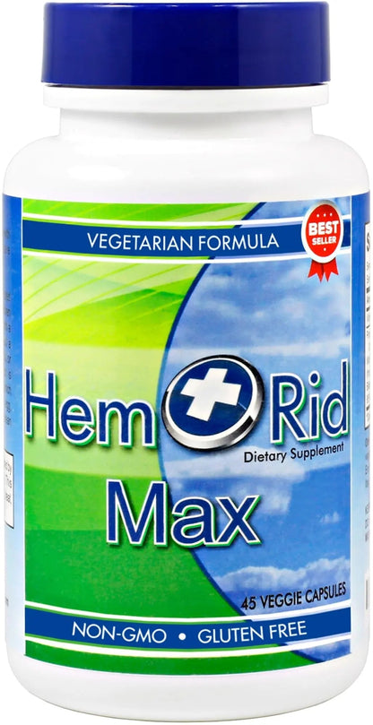 HemRid Max - Fast Hemorrhoid Relief. Get The Hemorrhoid Pills That Actually Work. Works in Just 2-5 Days. - dailyvitalstore