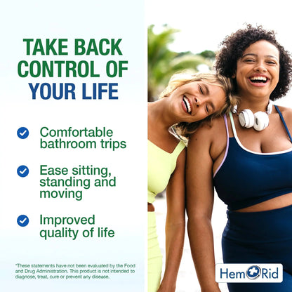 HemRid Max - Fast Hemorrhoid Relief. Get The Hemorrhoid Pills That Actually Work. Works in Just 2-5 Days. - dailyvitalstore