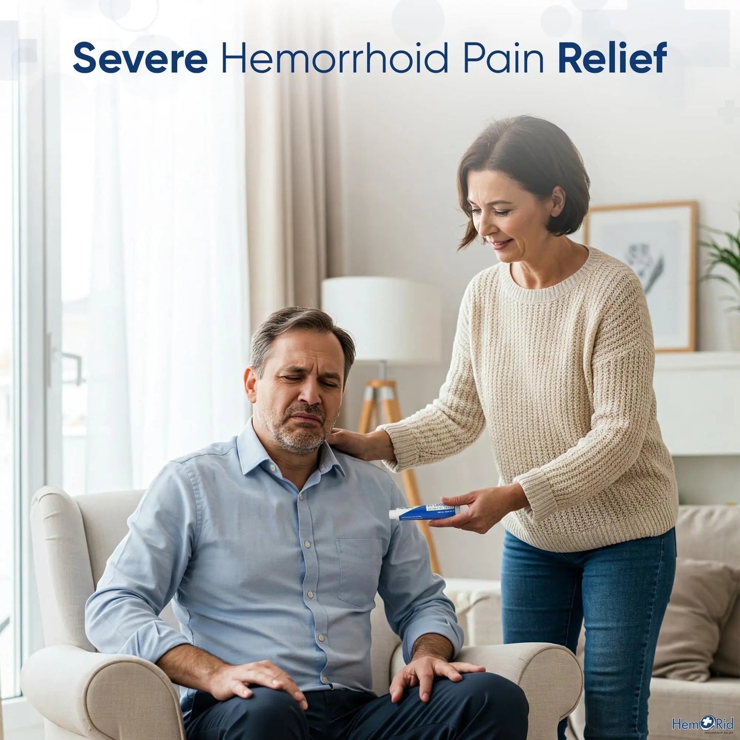 HemRid Maximum Strength Lidocaine Cream for Pain Management. Fast-Acting Hemorrhoid Solution with 5% Lidocaine. Instant Anal Itch and Numbing Effect - dailyvitalstore