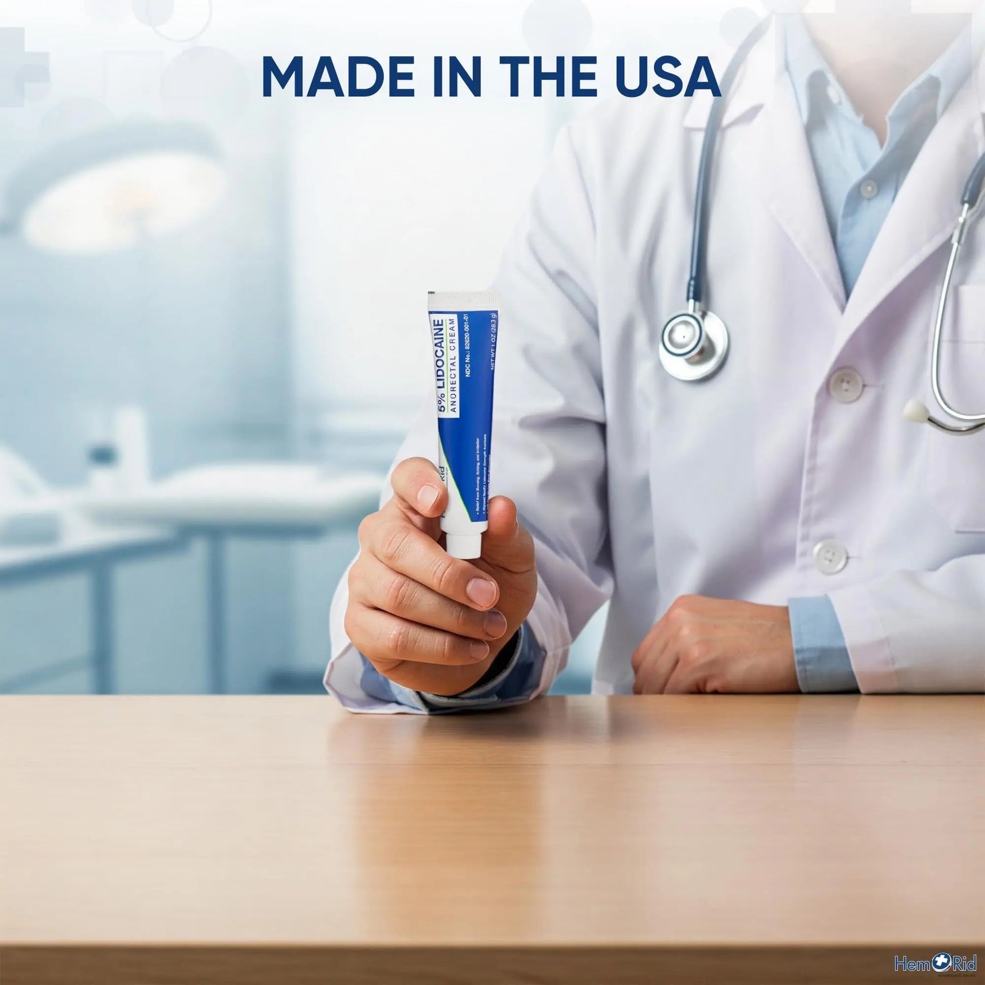 HemRid Maximum Strength Lidocaine Cream for Pain Management. Fast-Acting Hemorrhoid Solution with 5% Lidocaine. Instant Anal Itch and Numbing Effect - dailyvitalstore