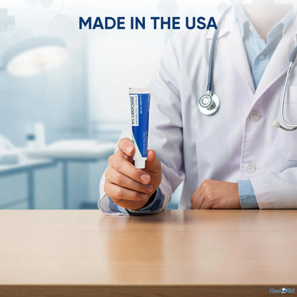 HemRid Maximum Strength Lidocaine Cream for Pain Management. Fast-Acting Hemorrhoid Solution with 5% Lidocaine. Instant Anal Itch and Numbing Effect - dailyvitalstore