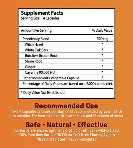 Hemroid Harry's Herbal Remedy, 30 Day (240 Count) - Natural Treatment, Pills - dailyvitalstore