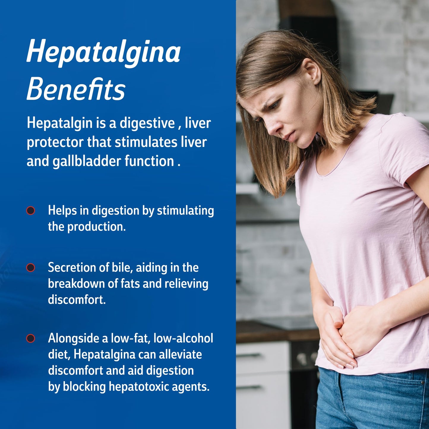 Hepatalgina Liver Support Digestive Protector - Liquid Herbal Supplement with Artichoke Extract for Liver Cleanse Detox & Repair - Liver Detox Cleanse Drops with Mint, Boldo & Carrot - 120 ml - dailyvitalstore