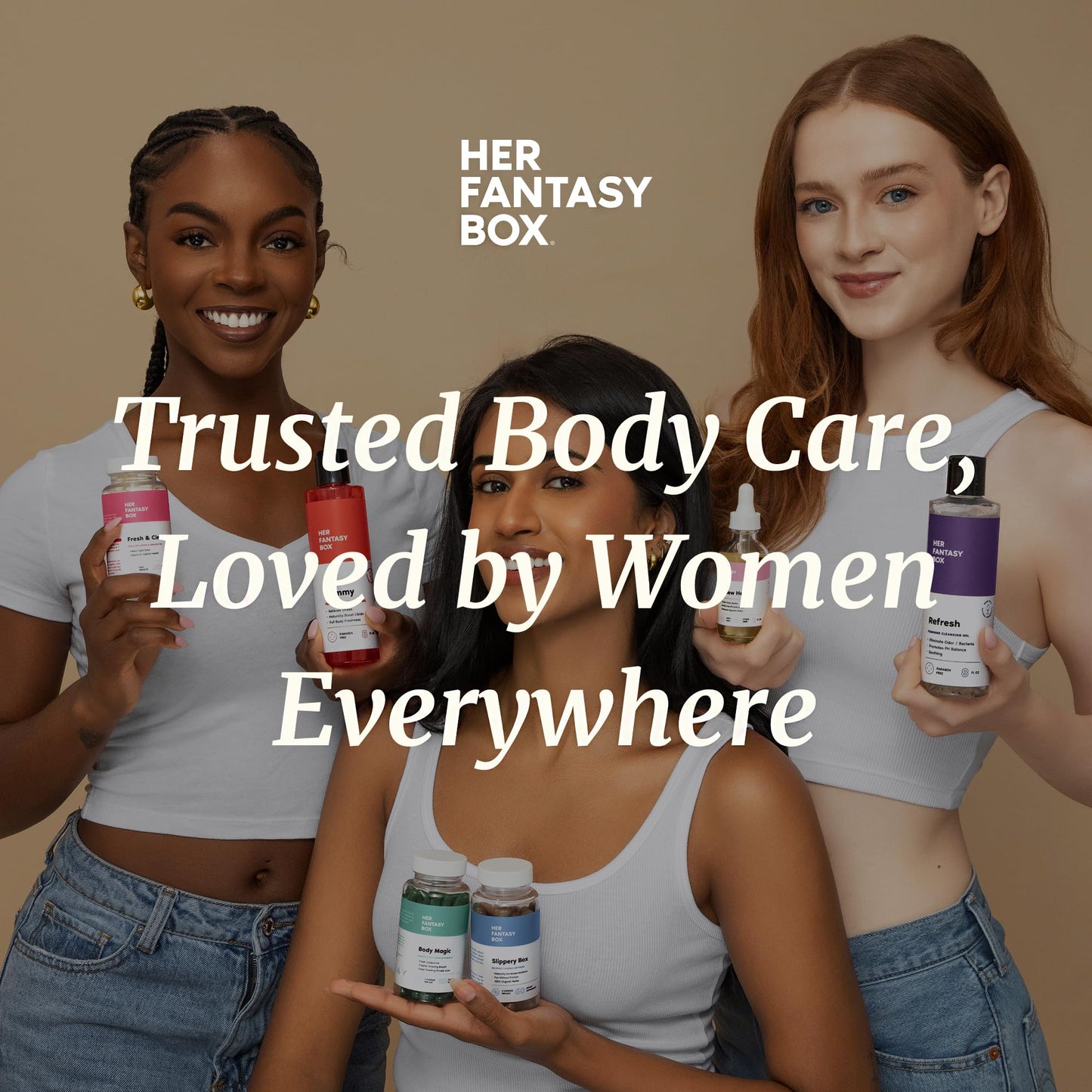 Her Fantasy Box | Healthy Box | Vaginal Probiotics for Women – Prebiotics + Advanced Lactobacillus Blend – Supports Natural Hormonal Balance – Feminine Health Support with Cranberry & D-Mannose - dailyvitalstore