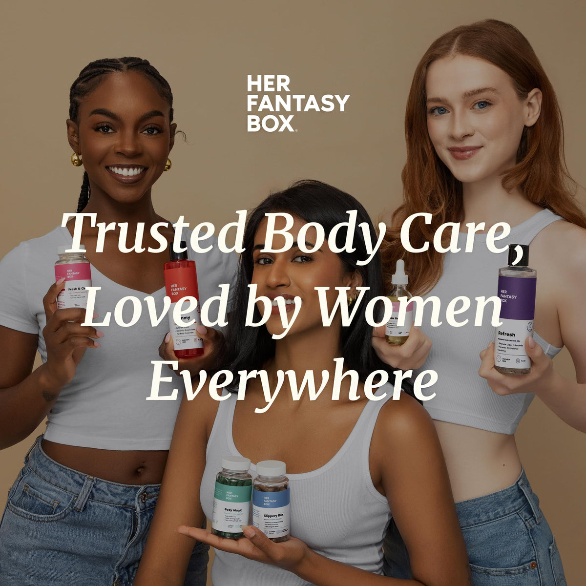 Her Fantasy Box | Healthy Box | Vaginal Probiotics for Women – Prebiotics + Advanced Lactobacillus Blend – Supports Natural Hormonal Balance – Feminine Health Support with Cranberry & D-Mannose - dailyvitalstore