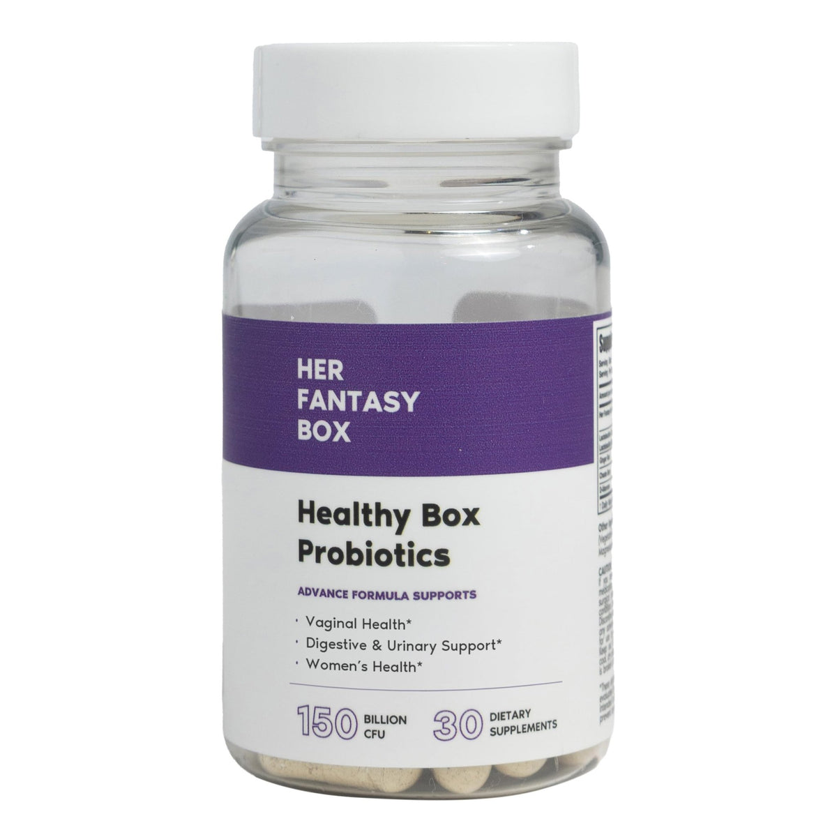 Her Fantasy Box | Healthy Box | Vaginal Probiotics for Women – Prebiotics + Advanced Lactobacillus Blend – Supports Natural Hormonal Balance – Feminine Health Support with Cranberry & D-Mannose - dailyvitalstore