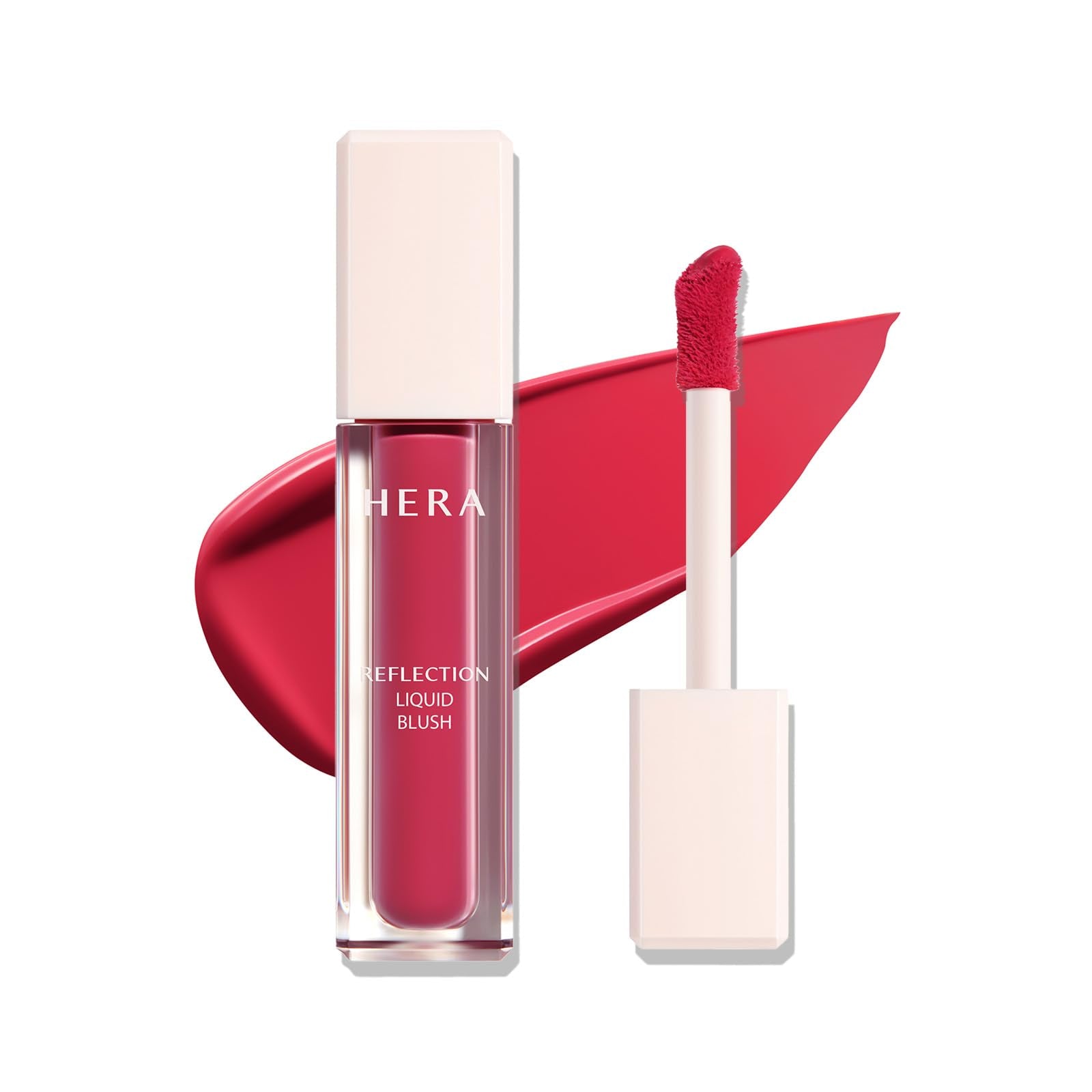 HERA Reflection Liquid Blush 360 Cherry Bomb 7.5g – Glass Skin Glow, Hydrating Serum Formula with 70% Skincare Ingredients, Buildable Radiance, Sheer Color, Korean Makeup - dailyvitalstore
