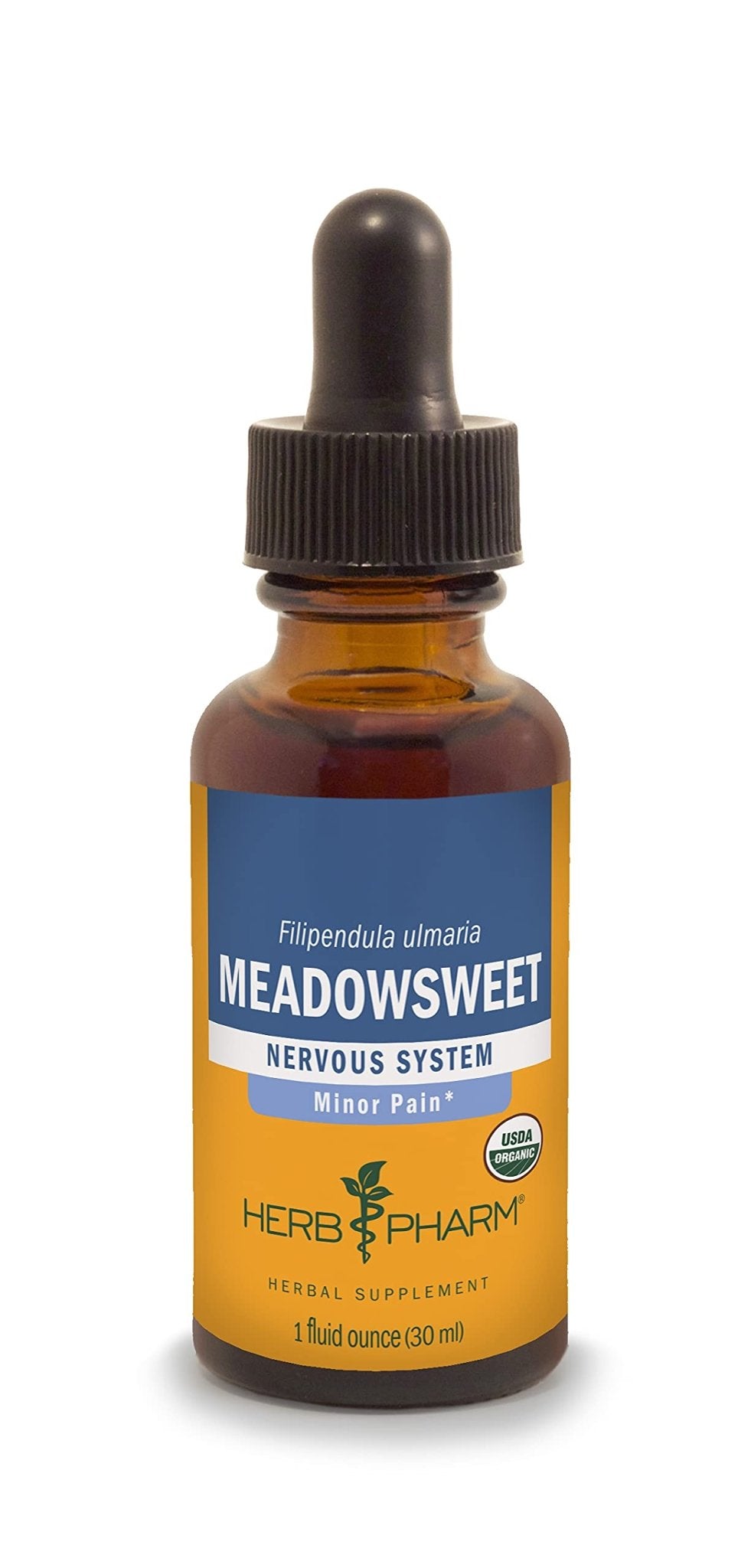 Herb Pharm Certified Organic Meadowsweet Liquid Extract for Minor Pain - 1 Ounce (DMEAD01) - dailyvitalstore