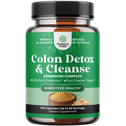 Herbal Colon Cleanse for Women & Men - 15 Day Gut Cleanse Detox for Women & Men with Senna Leaf Cascara Sagrada & Psyllium Husk for Fasting Acting Relief - dailyvitalstore