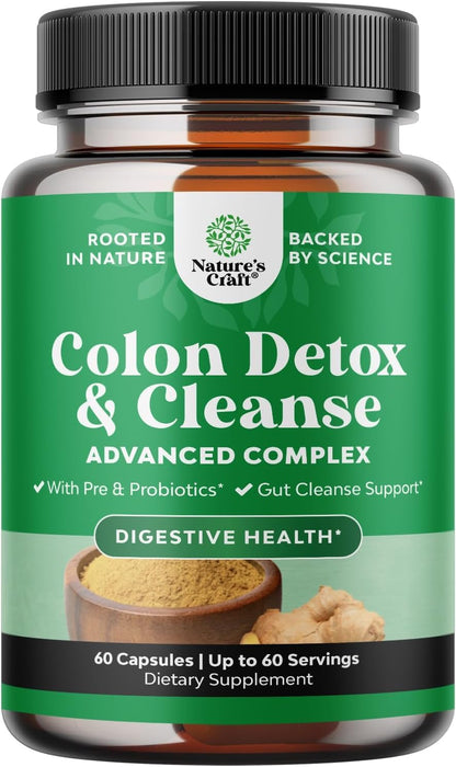 Herbal Colon Cleanse for Women & Men - 15 Day Gut Cleanse Detox for Women & Men with Senna Leaf Cascara Sagrada & Psyllium Husk for Fasting Acting Relief - dailyvitalstore