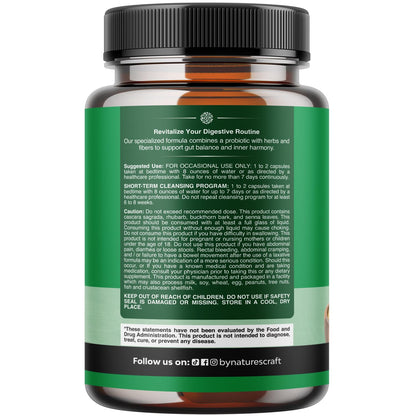 Herbal Colon Cleanse for Women & Men - 15 Day Gut Cleanse Detox for Women & Men with Senna Leaf Cascara Sagrada & Psyllium Husk for Fasting Acting Relief - dailyvitalstore
