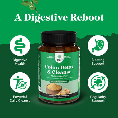 Herbal Colon Cleanse for Women & Men - 15 Day Gut Cleanse Detox for Women & Men with Senna Leaf Cascara Sagrada & Psyllium Husk for Fasting Acting Relief - dailyvitalstore